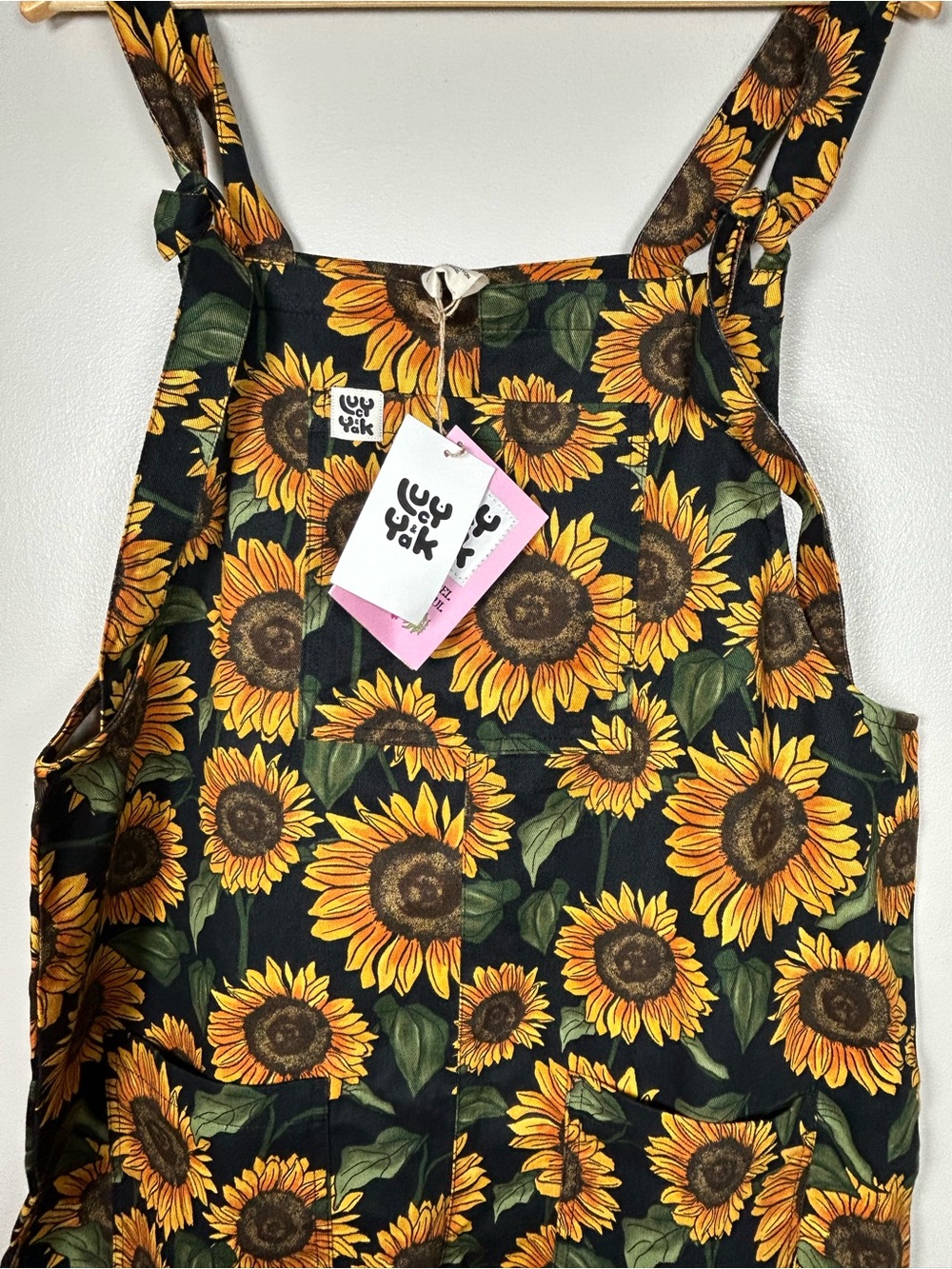 Lucy & Yak Sunflower Original Dungaree Organic Cotton Overalls Dungarees - Picture 2 of 15